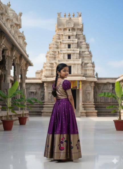 LITTLE KIDS LEHNGA CHOLI Silk Surat wholesale kids garments